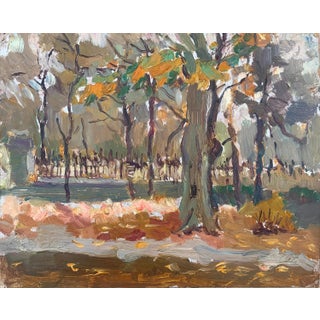 City Landscape Urban Oil Painting Original Art Ukrainian Artist Sokolovsky G., 1956 For Sale