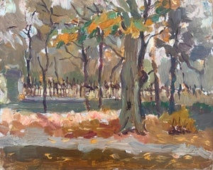 City Landscape Urban Oil Painting Original Art Ukrainian Artist Sokolovsky G., 1956