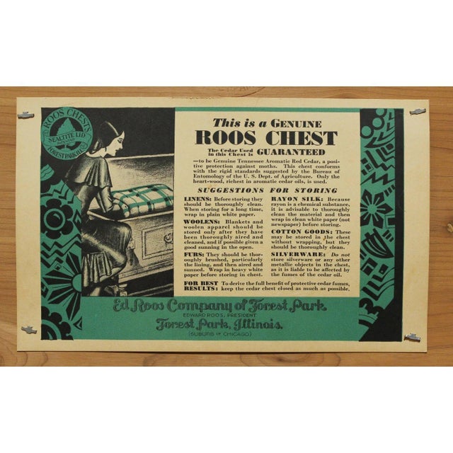 Roos Vintage Cedar Chest For Sale In Portland, OR - Image 6 of 7