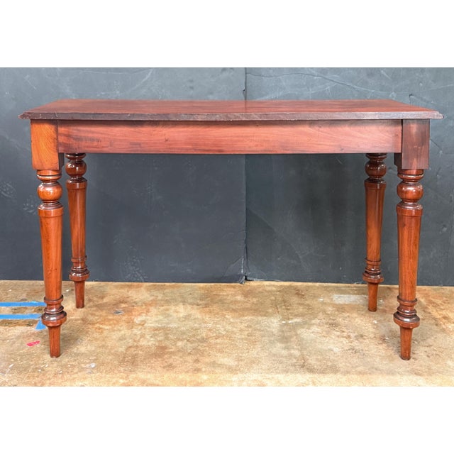 English Console Serving or Hall Table of Mahogany For Sale In Austin - Image 6 of 9