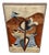 Decorative Wall Panel in Glazed Stoneware, 1970s For Sale