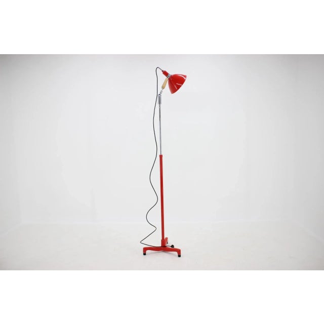 Mid-Century Modern Large Mid-Century Industrial Floor Lamp from Zukov, 1950s For Sale - Image 3 of 8