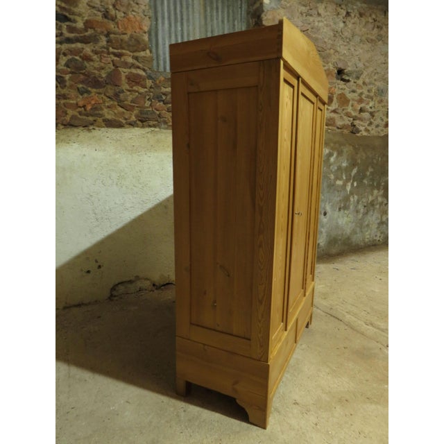 Antique Knockdown Wardrobe in Pine, 1890s For Sale - Image 18 of 18