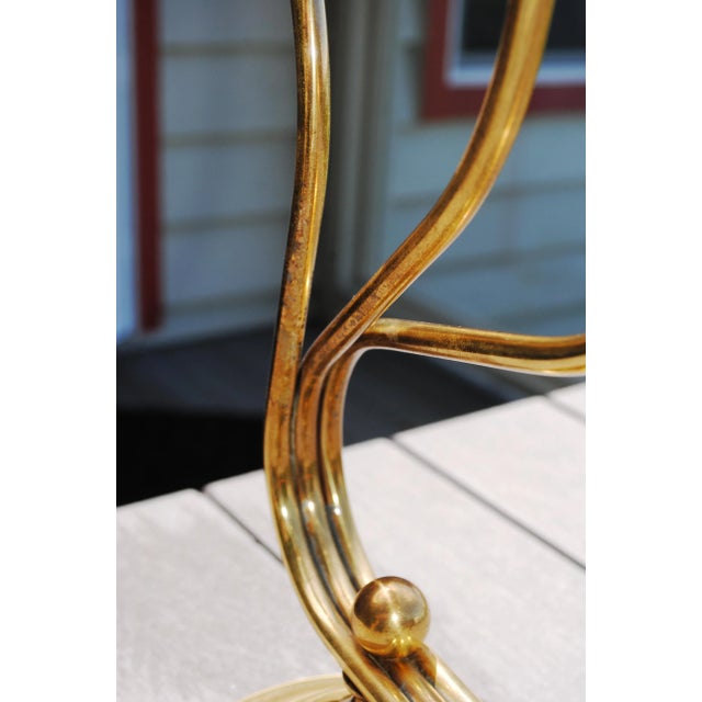 Modern Mid 20th Century Modern Design Brass 3 Taper Candelabra For Sale - Image 3 of 9