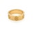 Contemporary Cartier Love 18k Yellow Gold Band Ring w/Cert Size 4 For Sale - Image 3 of 4