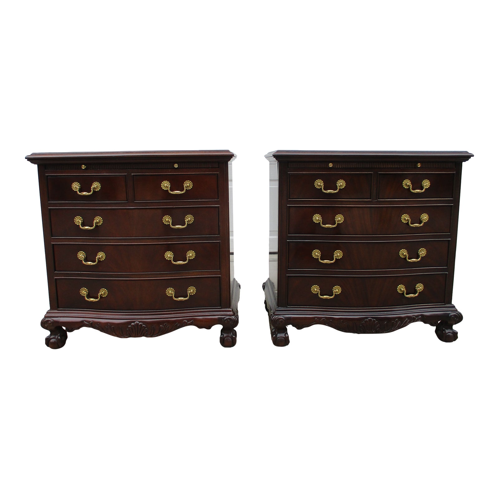 Drexel Heritage Heirloom Collection Mahogany Nightstands Chairish
