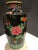 Black Vintage Large Chinoiserie Asian Vase Famille Bird Flower Butterfly For Sale - Image 8 of 12