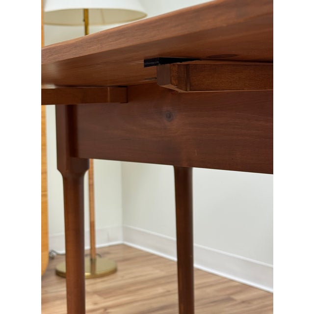 Vintage Turned Wood Drop Leaf Table For Sale - Image 13 of 18