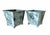 Pair of Neoclassical Metal Planters, Gray Patina For Sale - Image 9 of 9
