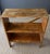 Rustic Farmhouse Bucket Bench Bookshelf With Ogee Arched Bracket Feet For Sale - Image 16 of 16