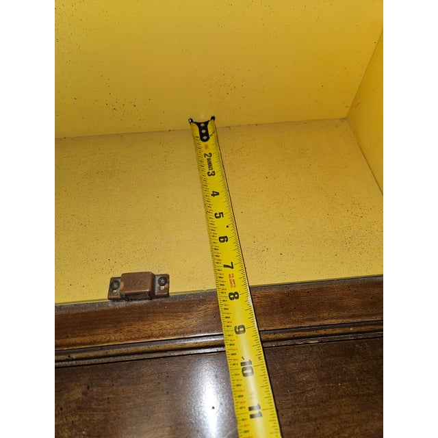 1980s 1980s Century Furniture Traditional Secretary Desk With Folding Writing Surface. For Sale - Image 5 of 18