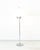 Chrome Floor Lamp with Large Acrylic Glass Shade, 1970s, in Restored conditions. Designed 1970 to 1979 This piece is...