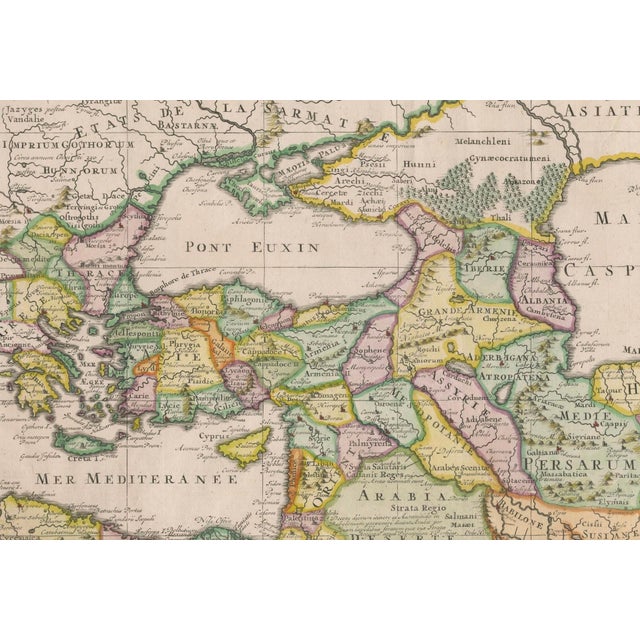Map of the Eastern Roman Empire by Henri Chatelain, 1719 For Sale - Image 4 of 6