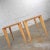 Mid Century Modern Side Tables or End Tables Blonde With Laminate Tops a Pair For Sale - Image 6 of 13
