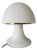 White Mushroom Table Lamp from Glashütte Limburg For Sale