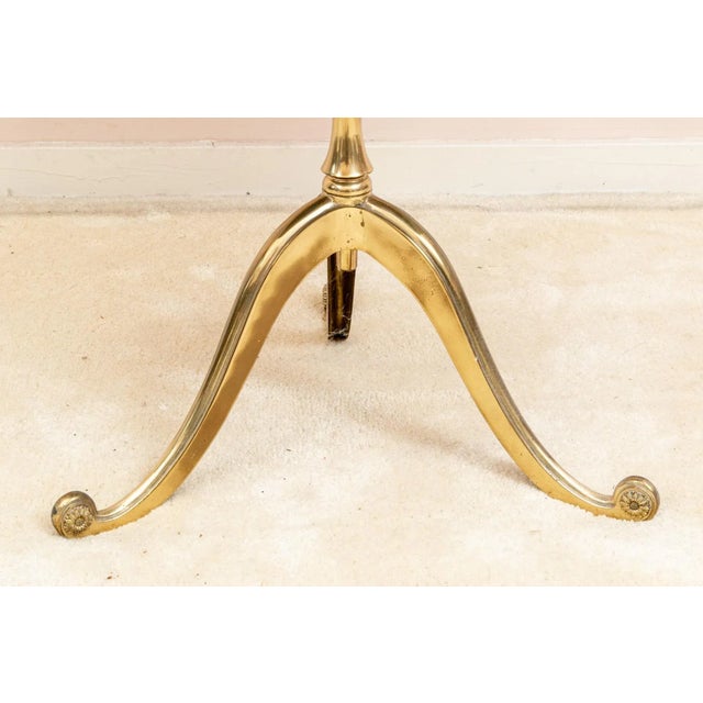 Early 20th Century Early 20th Century Figured Parquetry Octagonal Top Tripod Side Table For Sale - Image 5 of 7