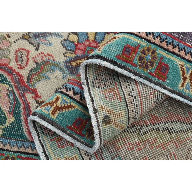 1960s Vintage Persian Red Handwoven Oversized Rug For Sale In San Francisco - Image 6 of 11