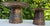 Late 20th Century Vintage Organic Modern Studio Pottery Pedestal Bowls, Graduated Pair For Sale - Image 5 of 12