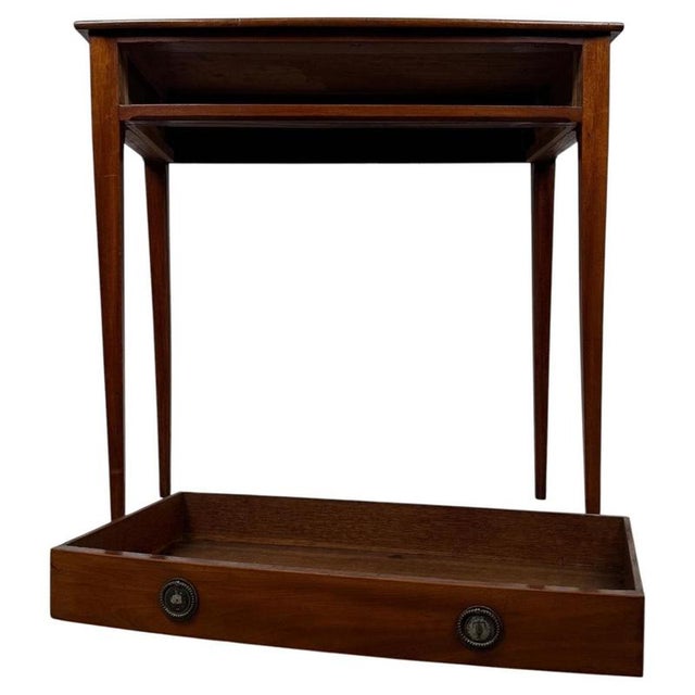 2000 - 2009 18th Antique Century Georgian Mahogany Writing Table For Sale - Image 5 of 12
