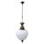 Pendant Lamp in Brass and Glass, 1960s For Sale - Image 10 of 10