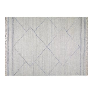 1990s Moroccan Hand Knotted Beni Ourain Rug With Soft Texture,10'X14' For Sale