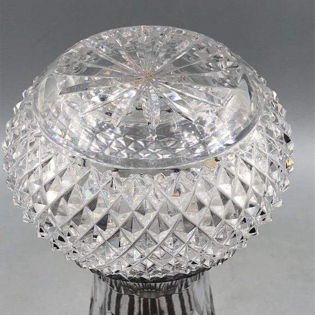 Ornamental Vase in High-Lead Crystal with Gilt Etching from Glashütte Klokotschnik, Germany, 1960s For Sale - Image 13 of 14