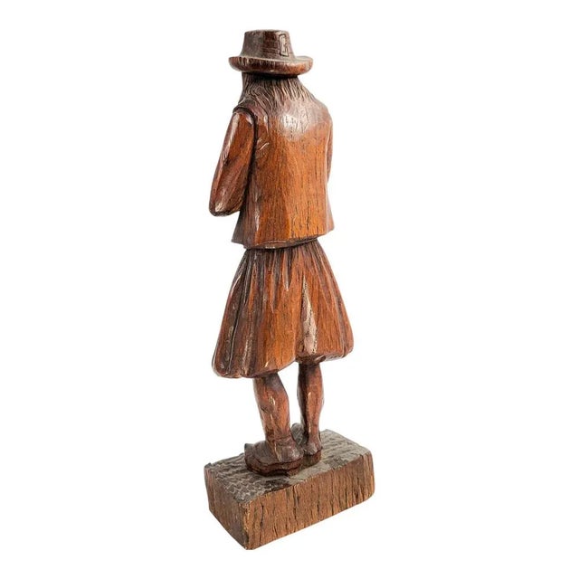 Black Forest Artist, Sculpture of the Pied Piper, 1880s, Oak For Sale - Image 4 of 18