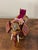Hollywood Regency Vintage Indian Articulated Folk Art Elephant Toy, Hand Carved & Decorated For Sale - Image 3 of 7