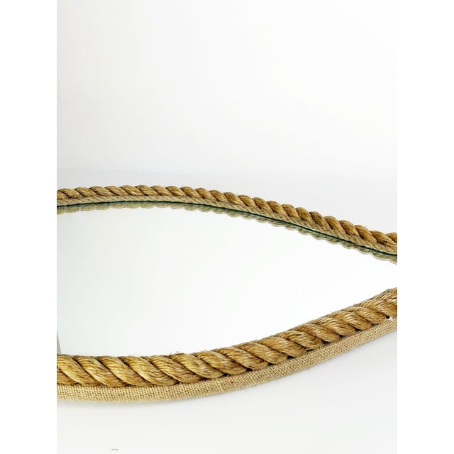 Large Fish-Shaped Rope Mirror, France, 1960s For Sale - Image 10 of 14