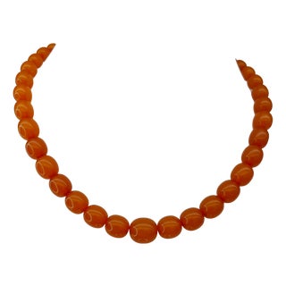 Vintage Baltic Amber Necklace For Sale
