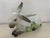 1980s Large Italian Ceramic Rabbit With Cabbage Planter Cachepot For Sale - Image 4 of 10