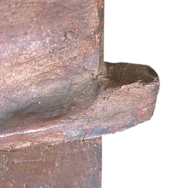 Vintage Figural Terracotta Sculpture of Two Seated Figures For Sale - Image 10 of 10