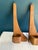 Mid-Century Modern Wooden Wall Candle Sconces – Pair For Sale In Oklahoma City - Image 6 of 10