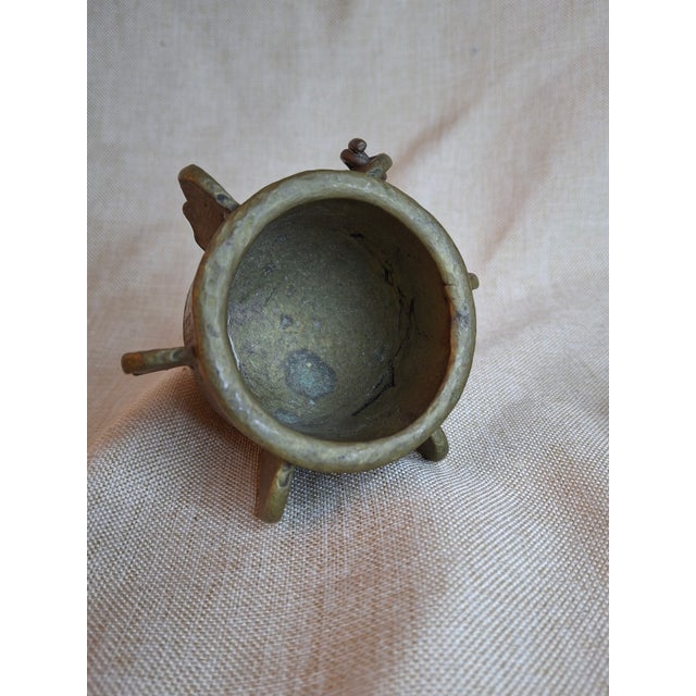 16th or 17th C? Spanish Renaissance Bronze Mortar and Pestle Ribbed Fin Judaica Antiquity For Sale - Image 10 of 16