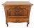 Vintage French Louis XVI Style Carved Oak Cabinet with Drawer For Sale