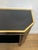 1970s Black and gold lacquered metal console signed by French designer Jean-Claude Mahey For Sale - Image 10 of 12