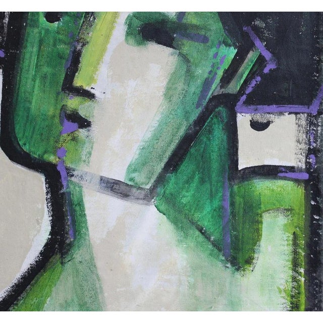 Hidden Portraits XXVIII, 1980s-1990s, Acrylic on Canvas For Sale - Image 7 of 11