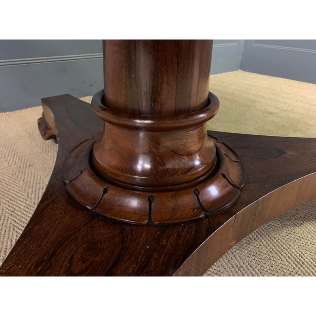 William IV Rosewood Table, 1835 For Sale - Image 10 of 16