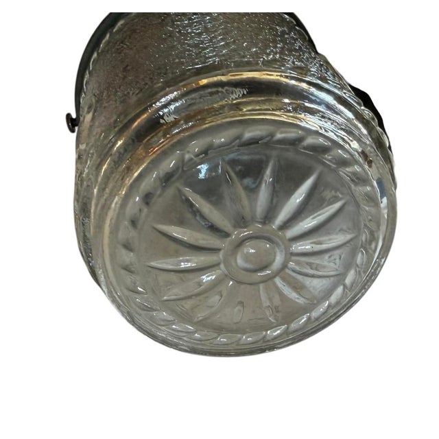 Verdigris 1920s Outdoor Copper Porch Light Lantern With Original Verdigris Patina For Sale - Image 8 of 8