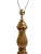 Gold Tall Vintage Hollywood Regency Italian Gilt Dorothy Draper-Style Table Lamp For Sale - Image 8 of 10