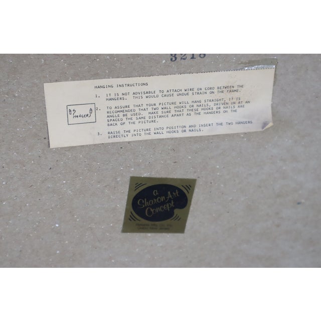 Vintage Geometric Op Art Mirror Wall Hanging by Sharon Art Concept 70's Retro Mid Century Modern Atomic MCM For Sale - Image 12 of 12