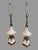 Brass Vintage White Milk Glass & Brass Neoclassical Table Lamps Hollywood Regency - a Pair For Sale - Image 8 of 8