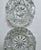Vintage Pair of Bohemian Clear Cut Lead Crystal Ashtrays For Sale - Image 9 of 16
