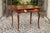 Brown Italian 1780s Walnut Table with Quarter Veneer, Single Drawer and Cabriole Legs For Sale - Image 8 of 12