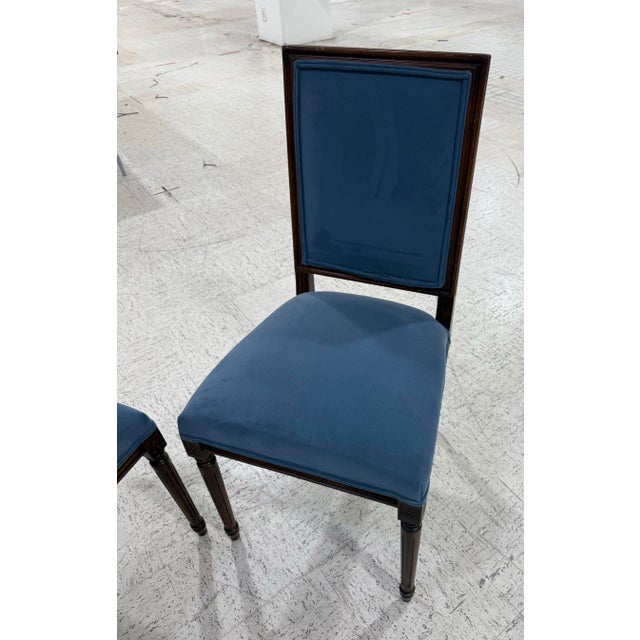 American 1930s Ballard Designs Upholstered Chairs Set of 2 - Made in Italy For Sale - Image 3 of 6