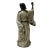 Chinese Oriental Ceramic Finish Ancient Scholar Old Man Figure For Sale - Image 4 of 6