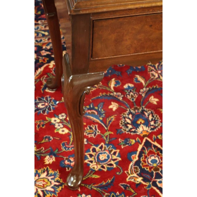 Hickory American Masterpiece Collection Queen Anne Burl Walnut Silver Chest For Sale - Image 15 of 15