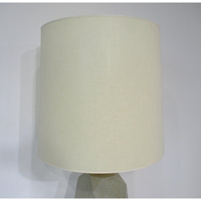 Wood Mid 20th Century Rare Gordon and Jane Martz Geometric Ceramic Table Lamp by Marshall Studios For Sale - Image 7 of 11