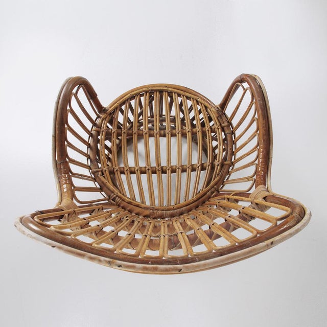 Vintage Rattan Armchairs, 1960s, Set of 2 For Sale - Image 11 of 14