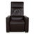 Leather and Chrome Alba Armchair with Manual Reclining Function from Brühl For Sale - Image 11 of 15